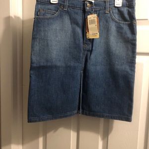 Earl jeans, jean skirt, new